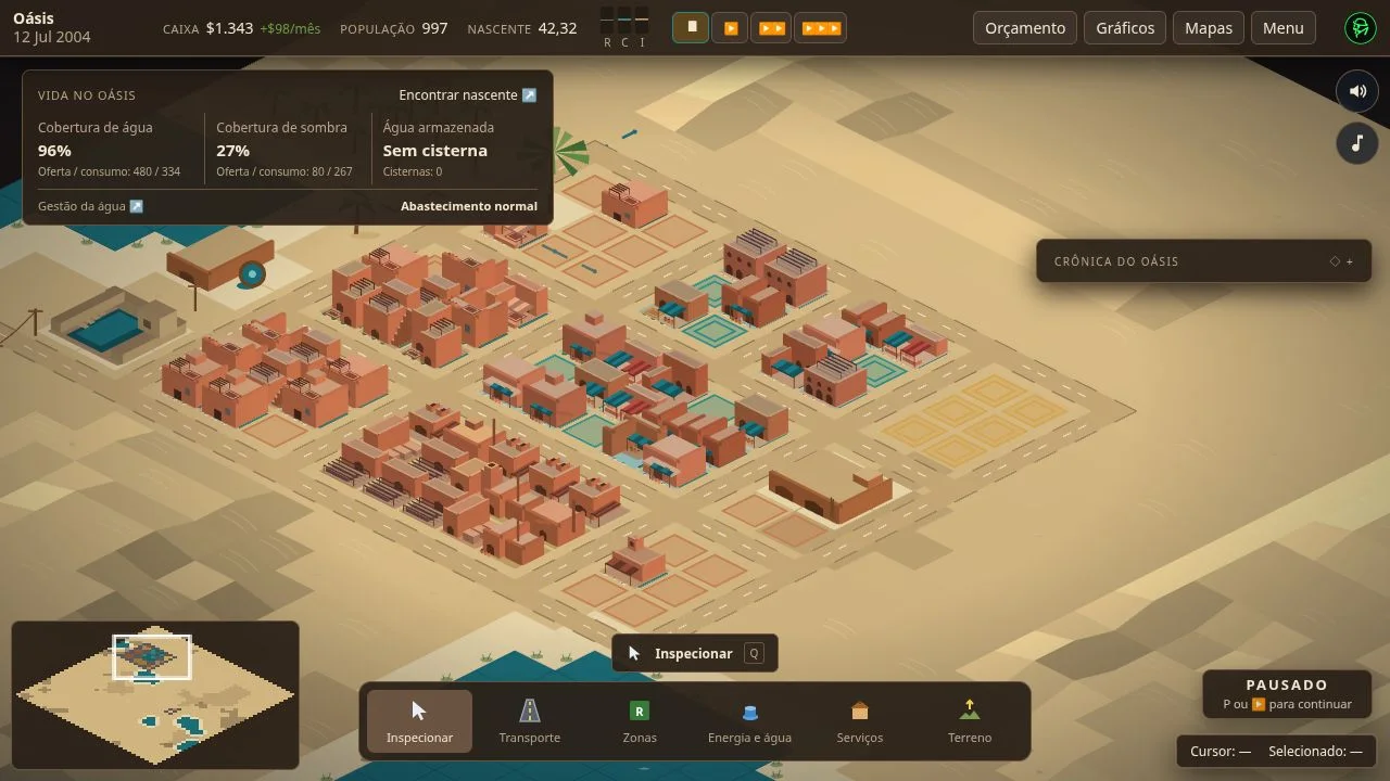 Real gameplay — Urbe Oasis